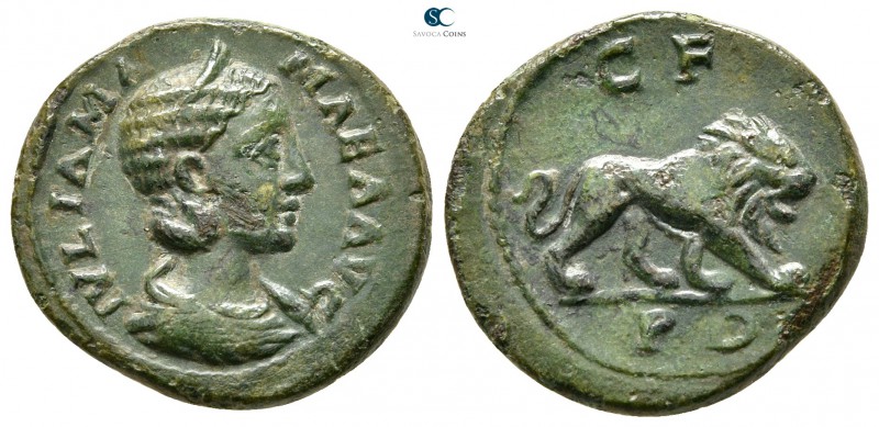 Thrace. Deultum. Julia Mamaea AD 225-235. 
Bronze Æ

20mm., 4,00g.



ver...