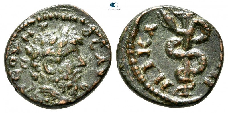 Bithynia. Nikaia . Septimius Severus AD 193-211. 
Bronze Æ

14mm., 1,99g.

...