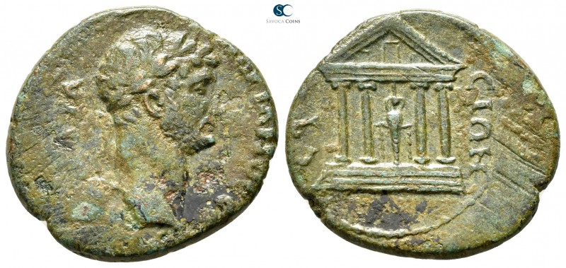 Ionia. Ephesos. Hadrian AD 117-138. 
Bronze Æ

25mm., 6,12g.



very fine...