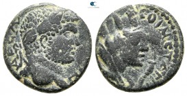 Mesopotamia. Carrhae. Caracalla AD 198-217. Bronze Æ