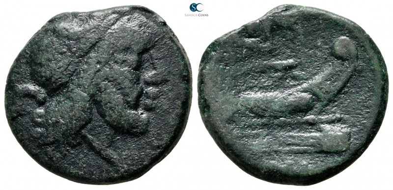 Anonymous 211-208 BC. Rome
Semis Æ

22mm., 7,63g.



nearly very fine