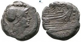 C. Terentius Lucanus. after 147 BC. Victory - C TER LVC. Rome. Triens Æ