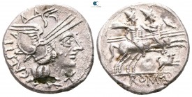 C. Antestius 146 BC. Rome. Fourreè Denarius