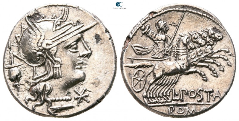 L. Postumius Albinus 131 BC. Rome
Fourreè Denarius

17mm., 3,42g.



good...