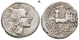 M. Tullius 119 BC. Rome. Denarius AR