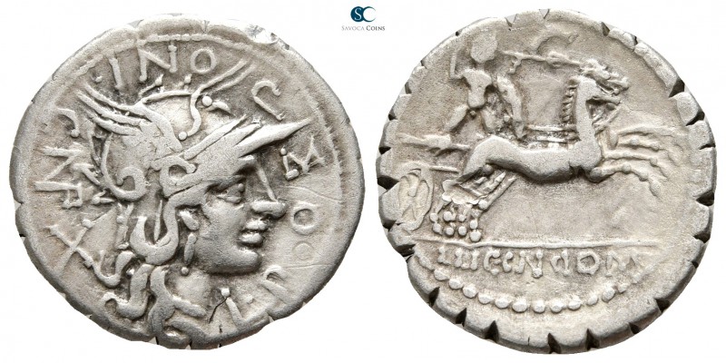 L. Licinius Crassus and Cn. Domitius Ahenobarbus with L. Pomponius 118 BC. Narbo...