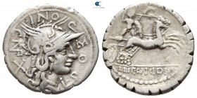 L. Licinius Crassus and Cn. Domitius Ahenobarbus with L. Pomponius 118 BC. Narbo. Serratus AR