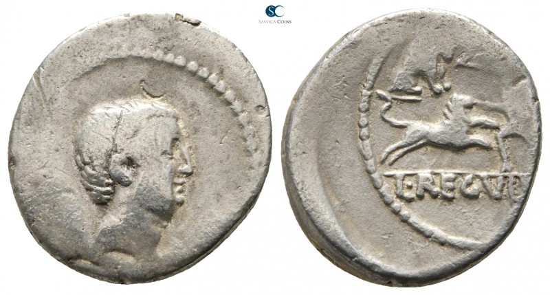 L. Livineius Regulus 42 BC. Rome
Denarius AR

16mm., 3,44g.



nearly ver...