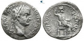 Tiberius AD 14-37. Rome. Denarius AR