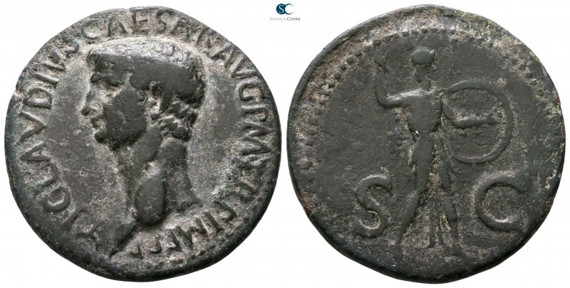 Claudius AD 41-54. Rome
As Æ

28mm., 10,24g.



very fine