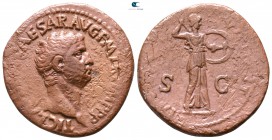 Claudius AD 41-54. Restitution issue under Titus. Rome. As Æ