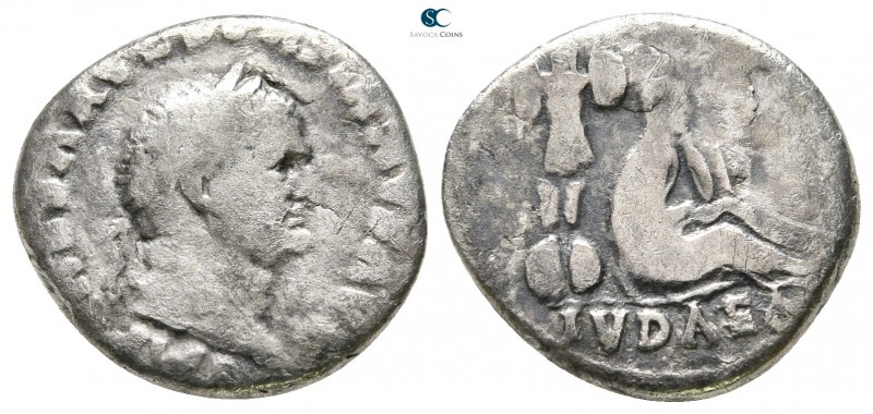 Vespasian AD 69-79. Rome
Denarius AR

17mm., 2,78g.



nearly very fine