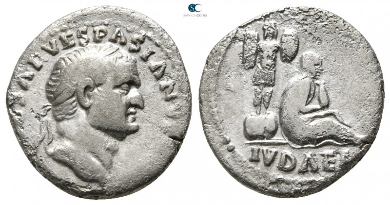 Vespasian AD 69-79. Rome
Denarius AR

17mm., 3,07g.



nearly very fine