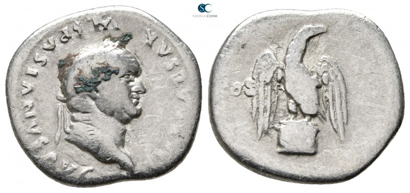 Vespasian AD 69-79. Rome
Denarius AR

17mm., 2,86g.



very fine