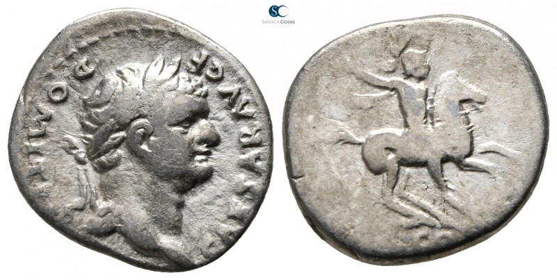Domitian AD 81-96. Rome
Denarius AR

16mm., 3,11g.



nearly very fine