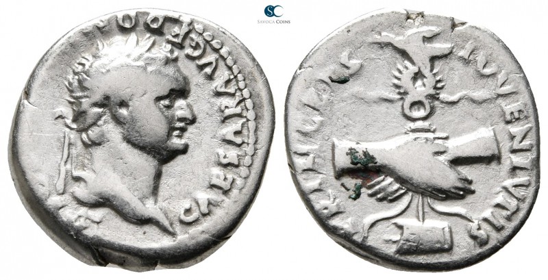 Domitian AD 81-96. Rome
Denarius AR

17mm., 3,16g.



nearly very fine