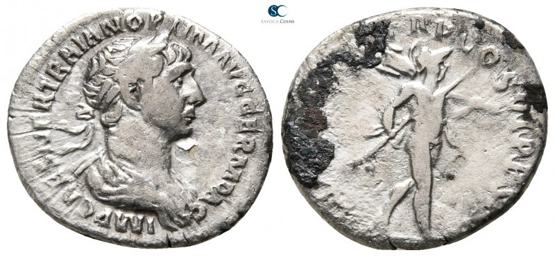 Trajan AD 98-117. Rome
Denarius AR

18mm., 2,57g.



nearly very fine