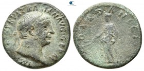 Trajan AD 98-117. Rome. Foureé Denarius