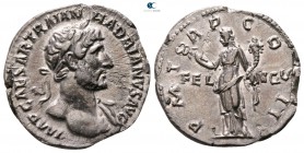 Hadrian AD 117-138. Rome. Denarius AR