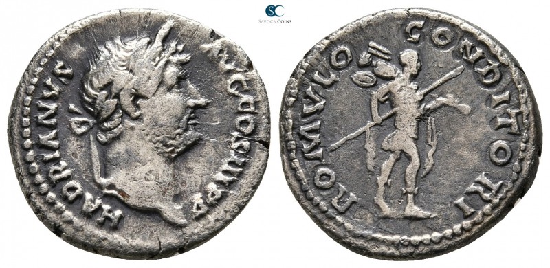 Hadrian AD 117-138. Rome
Denarius AR

17mm., 3,32g.



very fine