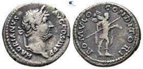 Hadrian AD 117-138. Rome. Denarius AR