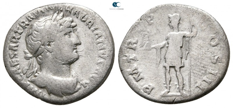 Hadrian AD 117-138. Rome
Denarius AR

18mm., 3,36g.



nearly very fine