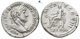 Hadrian AD 117-138. Rome. Denarius AR