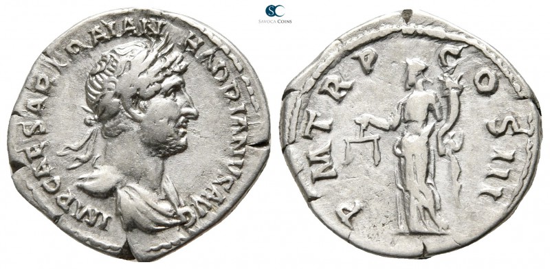Hadrian AD 117-138. Rome
Denarius AR

17mm., 3,18g.



nearly very fine