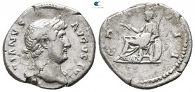 Hadrian AD 117-138. Rome. Denarius AR