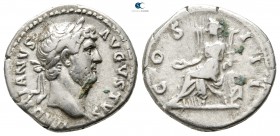 Hadrian AD 117-138. Rome. Denarius AR