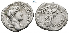 Hadrian AD 117-138. Rome. Denarius AR