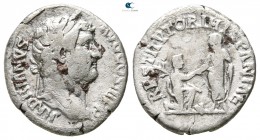 Hadrian AD 117-138. Rome. Denarius Æ