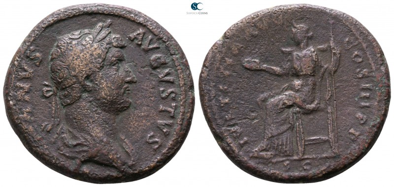 Hadrian AD 117-138. Rome
As Æ

26mm., 11,5g.



nearly very fine