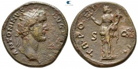 Antoninus Pius AD 138-161. Rome. Dupondius Æ