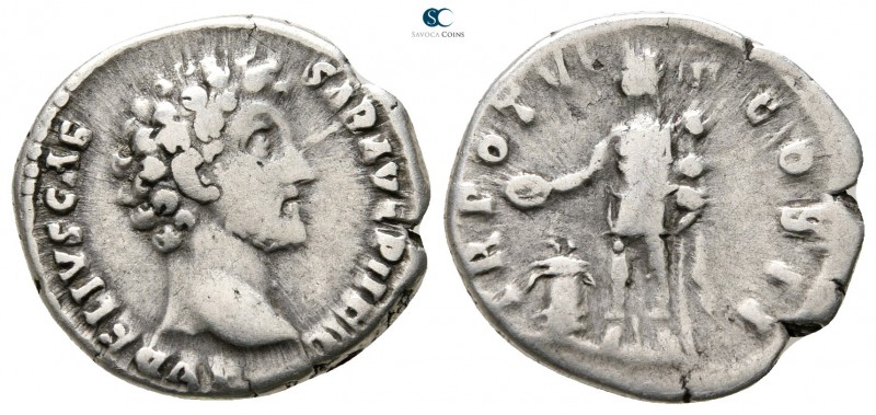 Marcus Aurelius as Caesar AD 139-161. Rome
Denarius AR

18mm., 3,32g.



...