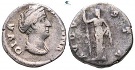 Diva Faustina I Died AD 140-141. Rome. Denarius AR