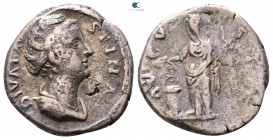 Diva Faustina I Died AD 140-141. Rome. Denarius AR