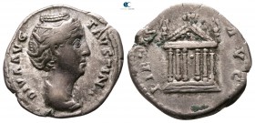 Diva Faustina I Died AD 140-141. Rome. Denarius AR