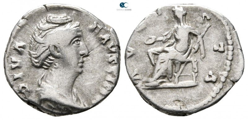 Diva Faustina I AD 140-141. Rome
Denarius AR

16mm., 2,82g.



very fine