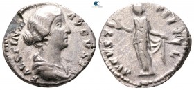 Faustina II AD 147-175. Rome. Denarius AR