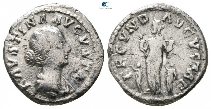Faustina II AD 147-175. Rome
Denarius AR

17mm., 2,76g.



nearly very fi...