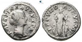 Faustina II AD 147-175. Rome. Denarius AR