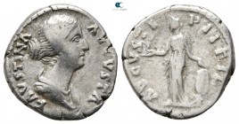 Faustina II AD 147-175. Rome. Denarius AR