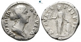 Faustina II AD 147-175. Rome. Denarius AR