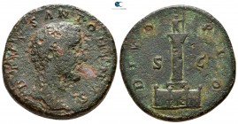 Divus Antoninus Pius AD 161. Rome. Sestertius Æ