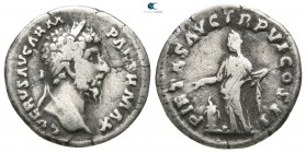 Lucius Verus AD 161-169. Rome. Denarius AR