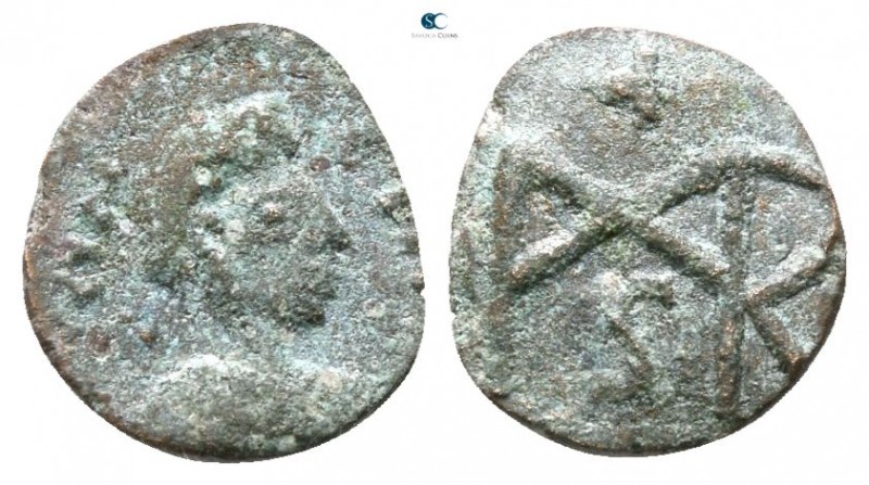 The Vandals. Carthage AD 428-477. Struck in the name of Marcian.
Bronze AE

8...
