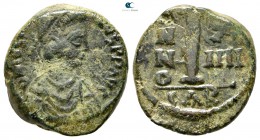 Justinian I. AD 527-565. Carthago. Decanummium Æ