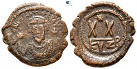 Phocas. AD 602-610. Cyzicus. Half follis Æ