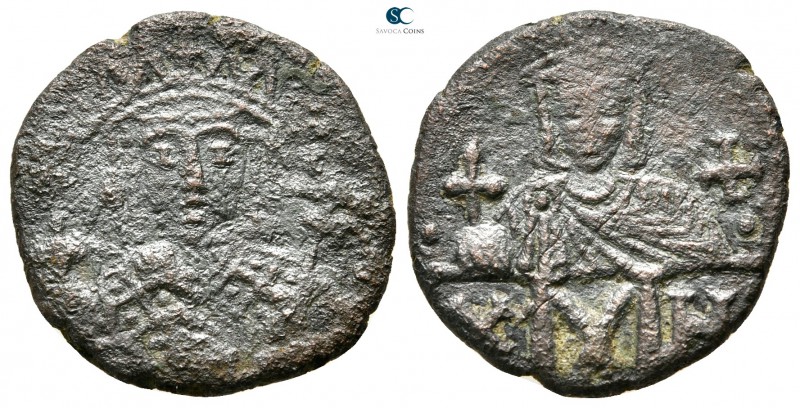 Constantine VI with Irene AD 780-797. Constantinople
Follis Æ

19mm., 2,98g....